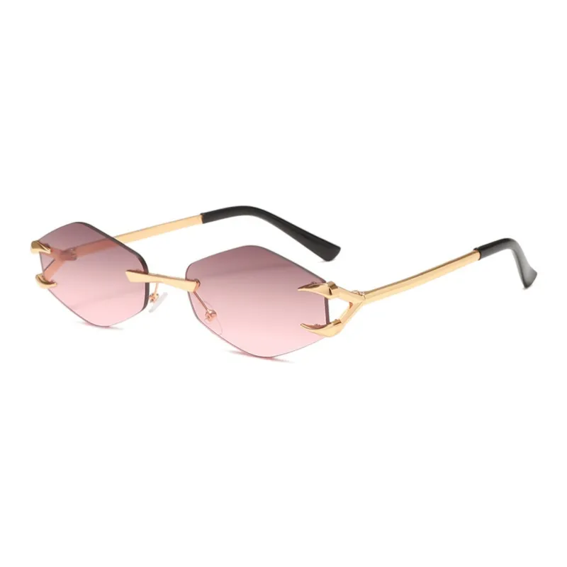 NOME Zinc Alloy Irregular Shape Sunglasses Unisex-7