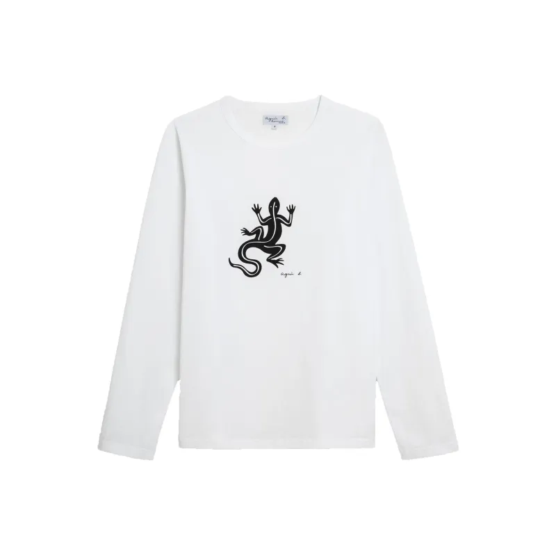 Agnes B. Coulos Lizard print T shirt-0