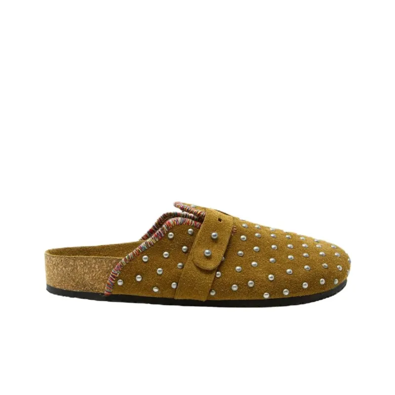 Arizona Love Abrasion Resistant Wrap toe Slippers Women's Brown-1