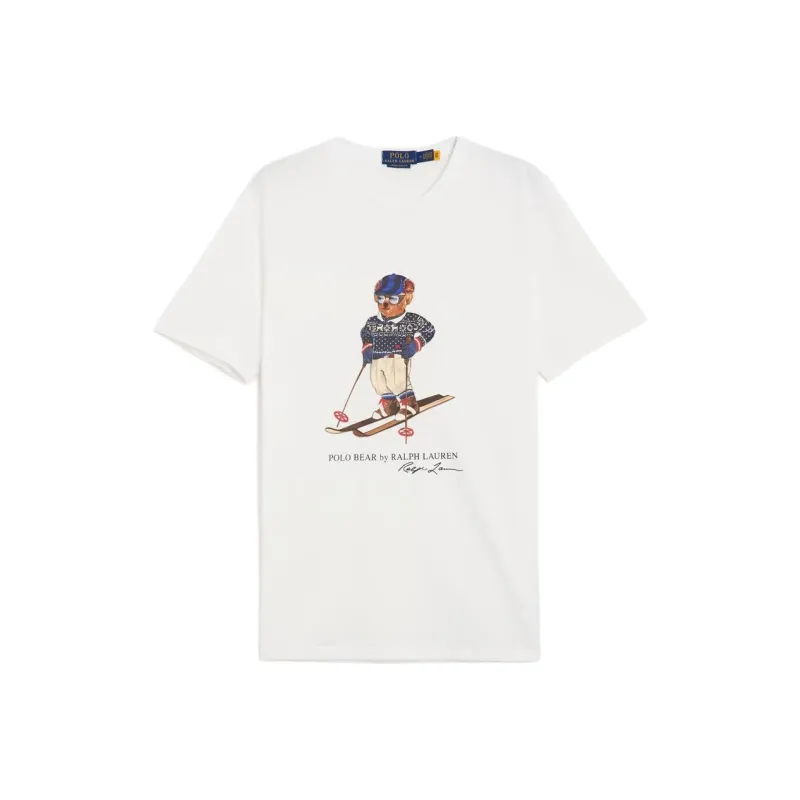 Polo Ralph Lauren Teddy Bear print Cotton T shirt-0