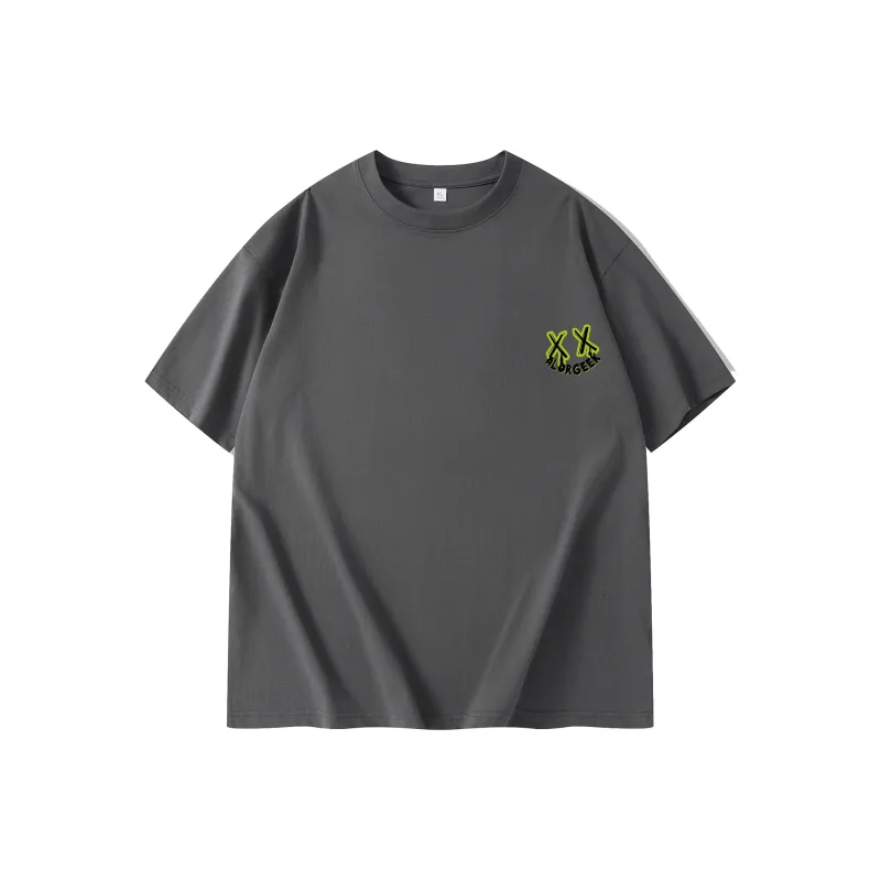 ALORGEEK Drop Shoulder Sleeve T Shirt Unisex-4