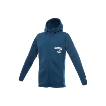 PUMA Manchester City F.C. Jacket Men's Sailboat Blue Gray Purple