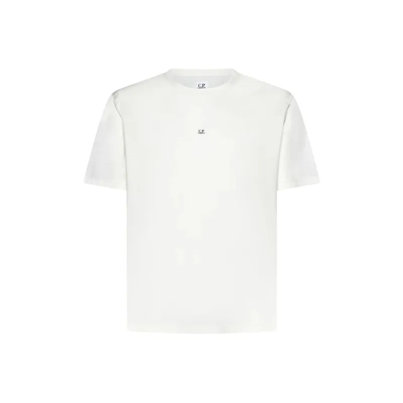 C.P.Company Logo Printed Crewneck T Shirt-0