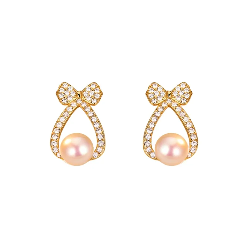 ONEKISS Gold Plated Copper Earrings Women's-0