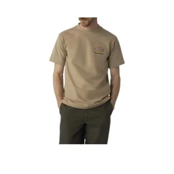Dickies Skateboarding Regular Fit Chest Logo T-Shirt T-Shirt Men's Brown