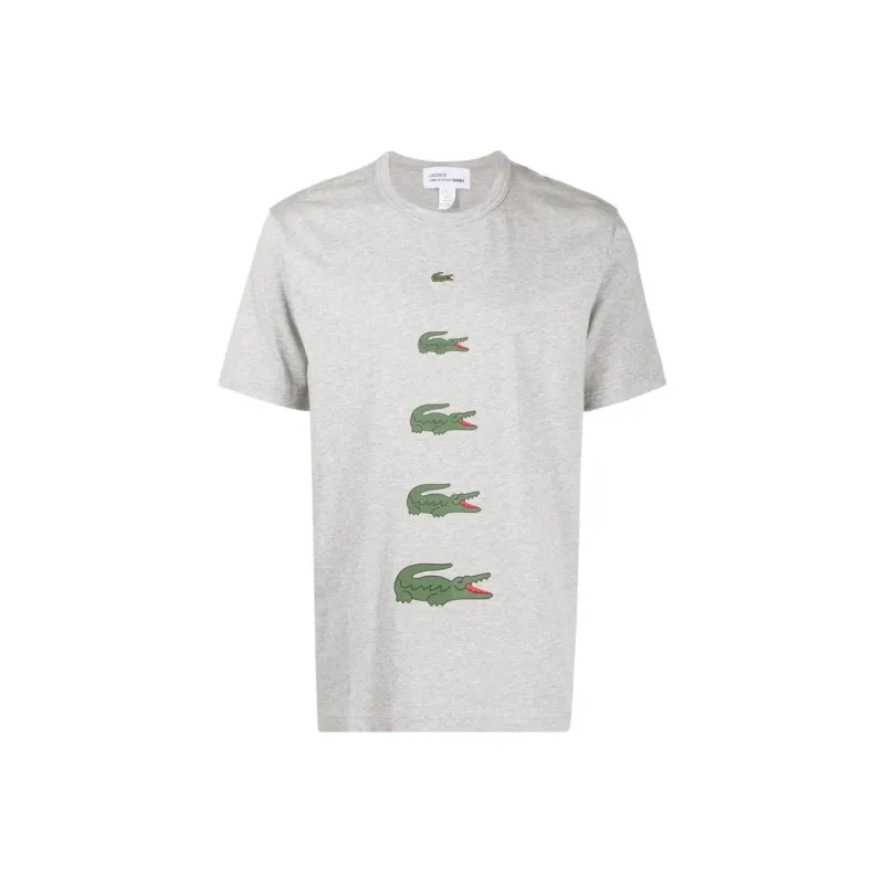 Comme Des Garçons Shirt Motif Printed Crewneck T Shirt-0