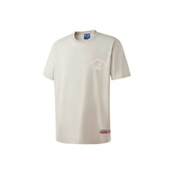 NBA T-Shirt Men's Light Gray White