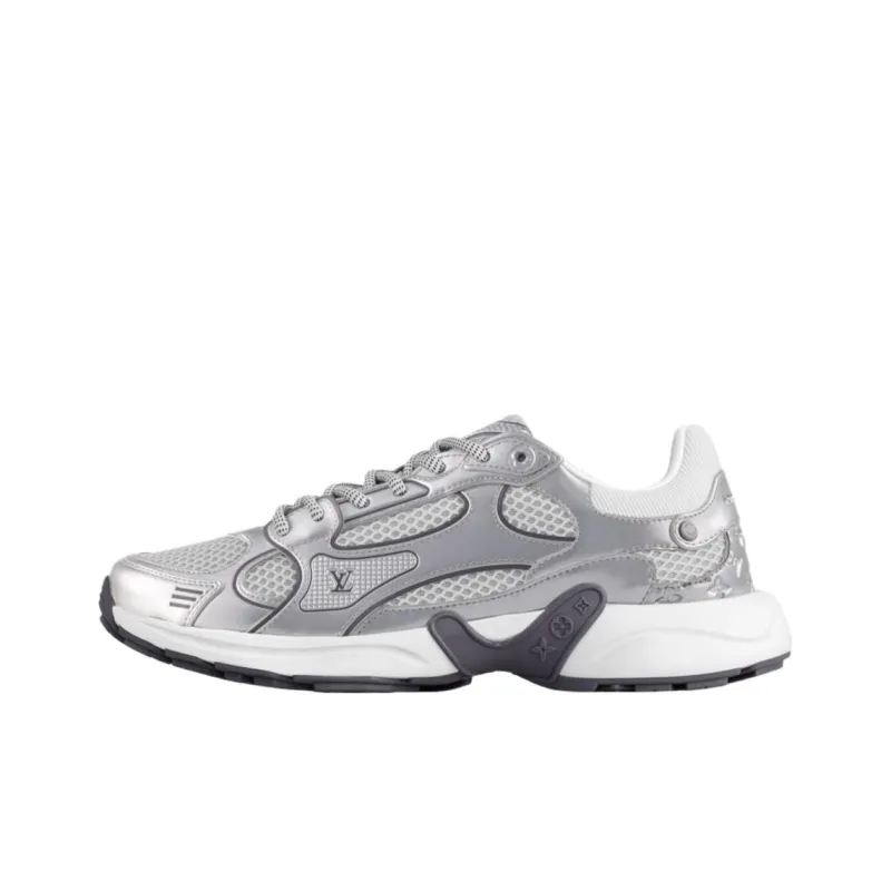 LOUIS VUITTON Olympia Low Top Casual Shoes Women's Silver-0
