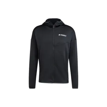 Adidas Free Shipping With AdiClub Terrex Xperior Climawarm Light Fleece Hooded Jacket