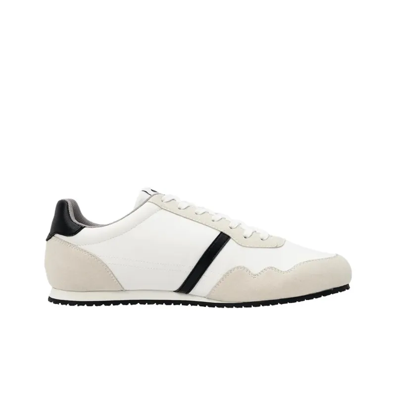 Le Coq Sportif LCS NANCY Cushioning And Breathable Low Top Casual Shoes Unisex White Beige-1