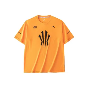 Anta T Shirt Unisex Fluorescent Enamel Orange