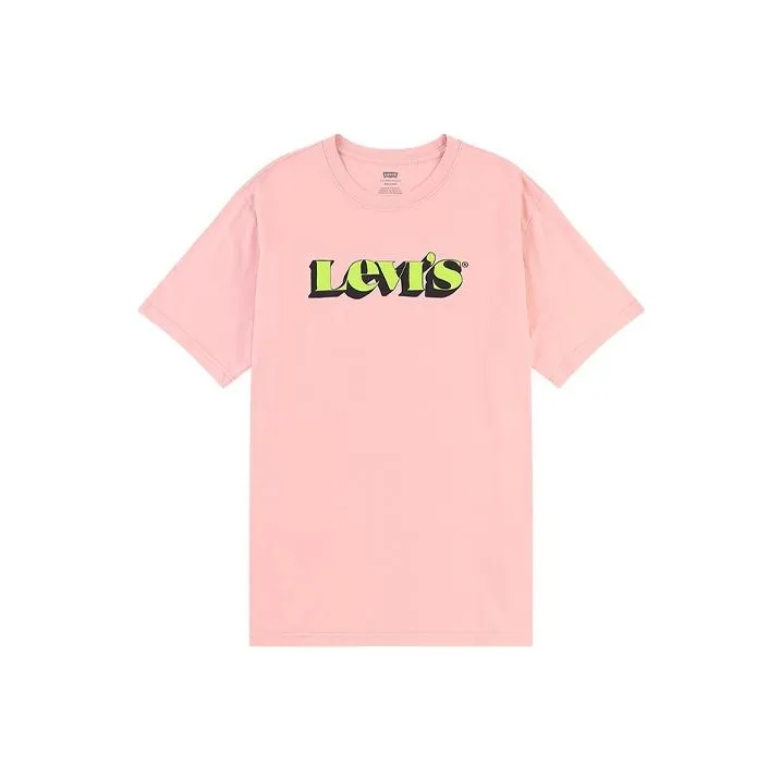 Levis T Shirts Men Pink-0