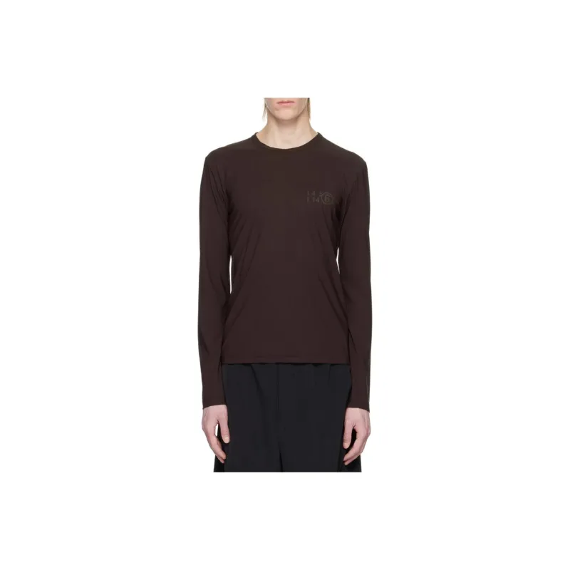 MM6 Maison Margiela T Shirt Unisex Brown-0