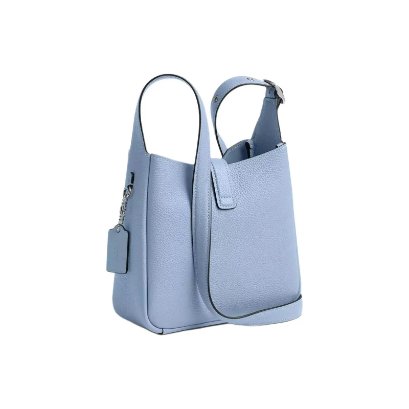 COACH Leather Crossbody Bag Mini Women's Blue-1