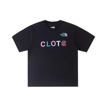 THE NORTH FACE x CLOT City Outdoor Collection SS24 T Shirt Unisex Black