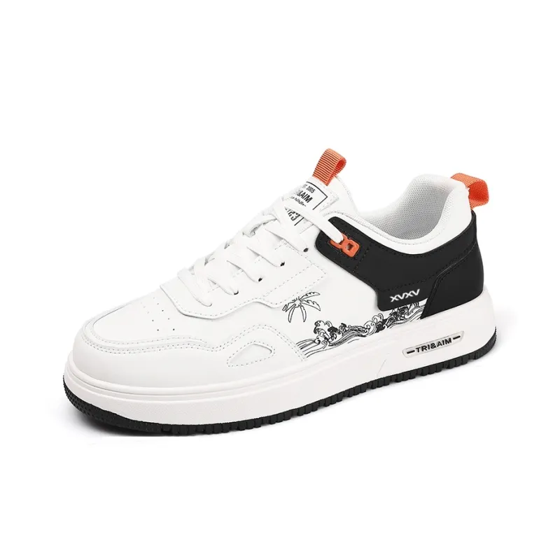 Vxv Slip Resistant Shock Absorbers Lightweight Low Top Skateboard Shoes Men's-0