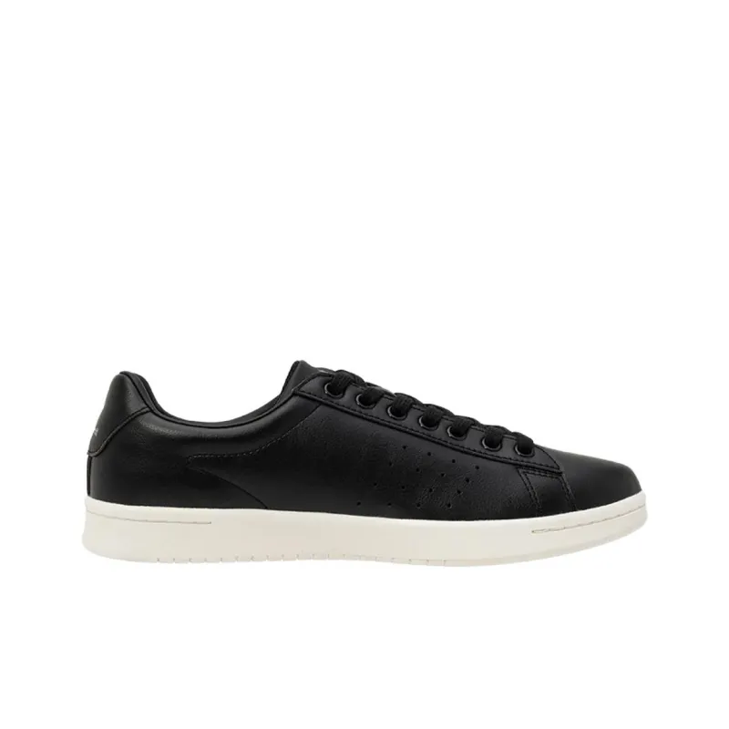 Le Coq Sportif LA ROLAND Cushioning And Breathable Low Top Casual Shoes Unisex Black-1