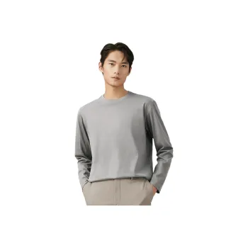Red Bean T Shirt Men's Light Gray