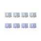 8 Pack-(Light Gray 4+Light Blue 4)