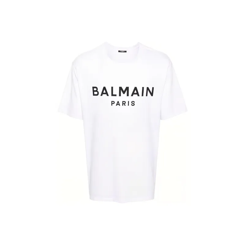 BALMAIN Logo Print T shirt-0