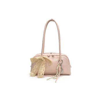Yalu PU Shoulder Bag Regular Women's Pink/White/Silver/Black/Blue