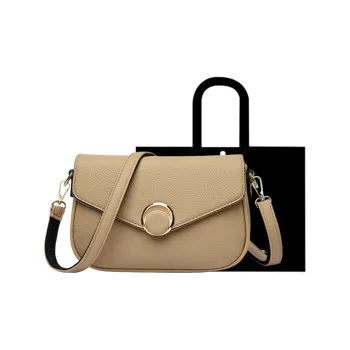HACIN PU Handbag Shoulder Bag Crossbody Bag Women's Black/Khaki/Light Green/Caramel