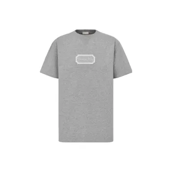 DIOR Christian Couture Relaxed Fit T Shirt T Shirt Men's Gray