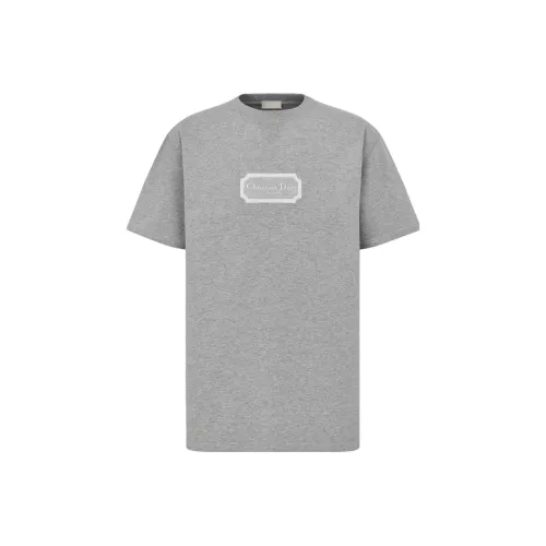 DIOR Christian Couture Relaxed Fit T Shirt T Shirt Men's Gray