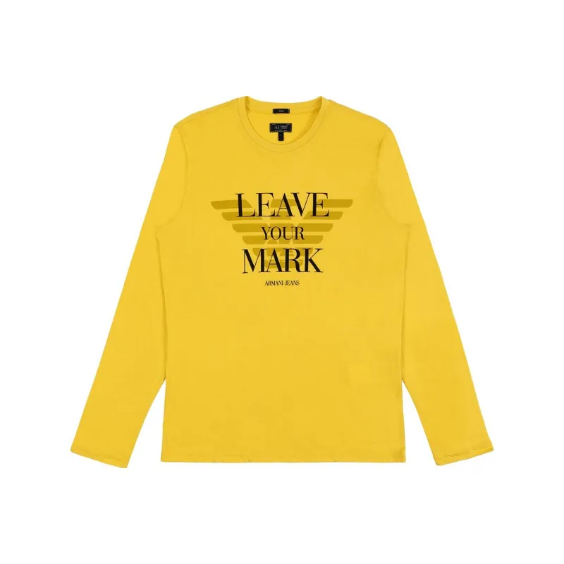 ARMANI JEANS T Shirt Men's Yellow-0