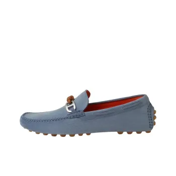 HERMES Alessandro Beanie Shoes Men's Blue