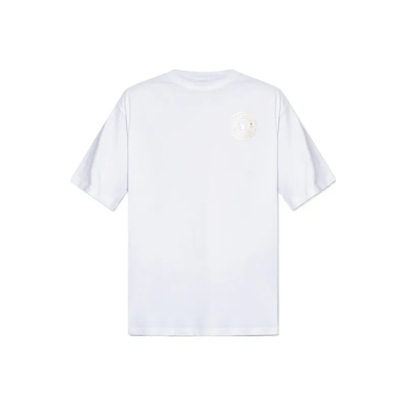 VERSACE JEANS Couture V Emblem Crewneck T Shirt-0