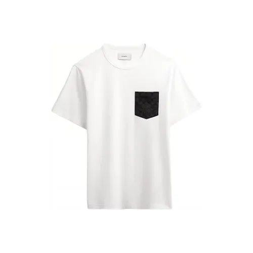 COACH T-Shirts Men White