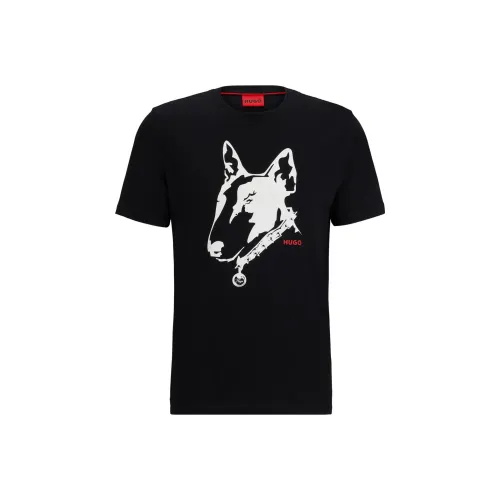 HUGO BOSS x FENGSHENLIANMINGXILIE FW24 T Shirt Mens Red