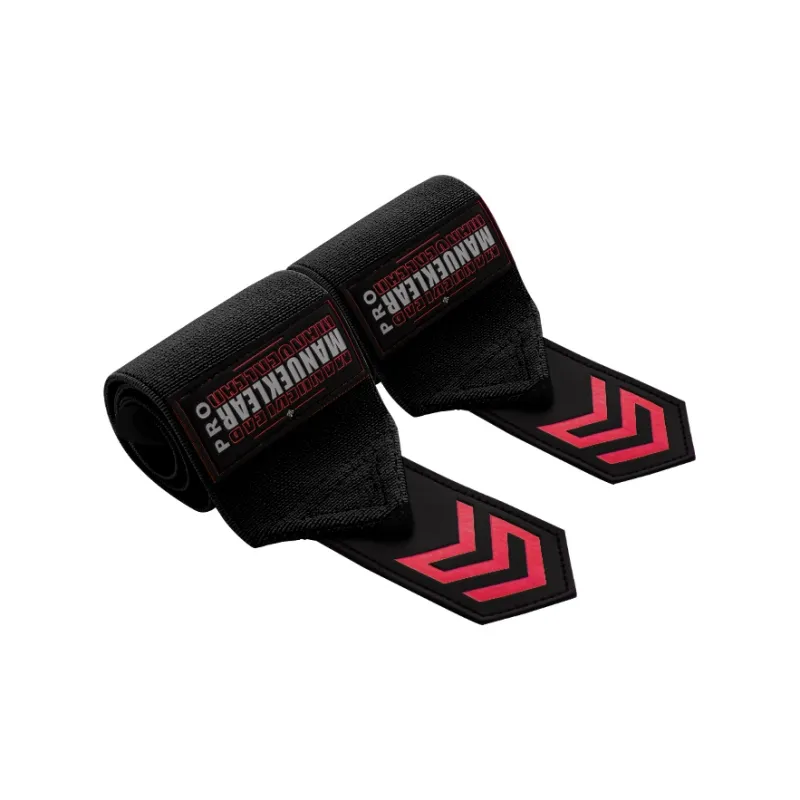 MANUEKLEAR Professional Fitness Bicep And Tricep Wrist Straps With Wrist Support Protective Rehabilitation Compression-14