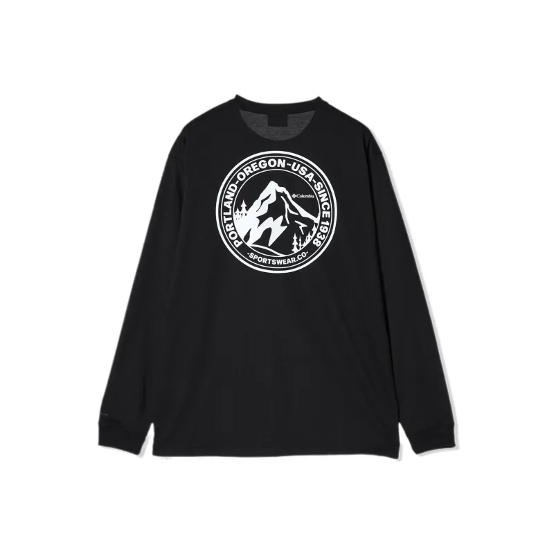Columbia T Shirt Men's Black Back Printing-1