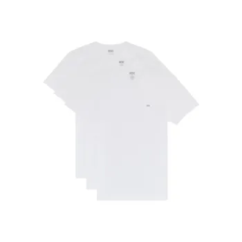 DIESEL Three Piece Round Neck T Shirt Set T Shirt Men's 3 Pack White