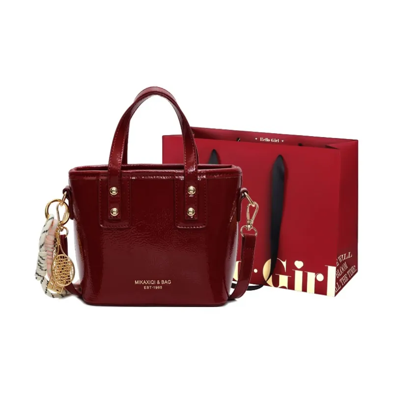 GOX PU Bucket Bag Handbag Women's Multicolor-21