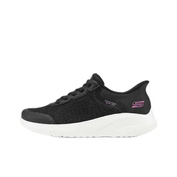 Skechers BOBS SQUAD CHAOS Anti Slip Wear Resistant Low Top Casual Running Shoes Women's Black