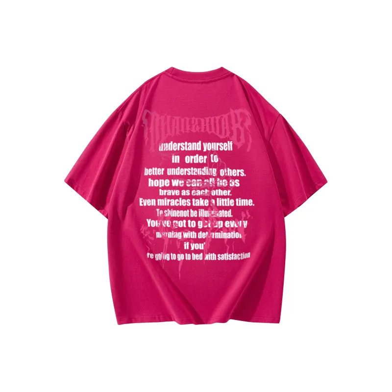 Cotton Short Sleeved T Shirts Unisex-5