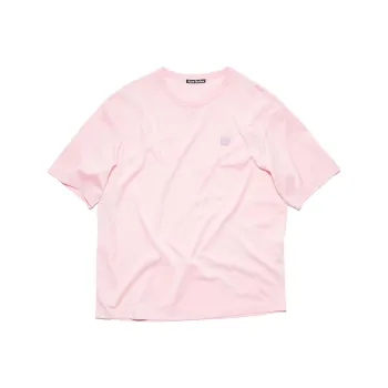 Acne Studios Face Logo Patch Crewneck T Shirt