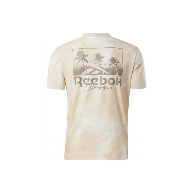 Reebok CL SR AOP GRAPHIC TEE T-Shirt Unisex Beige Yellow-0