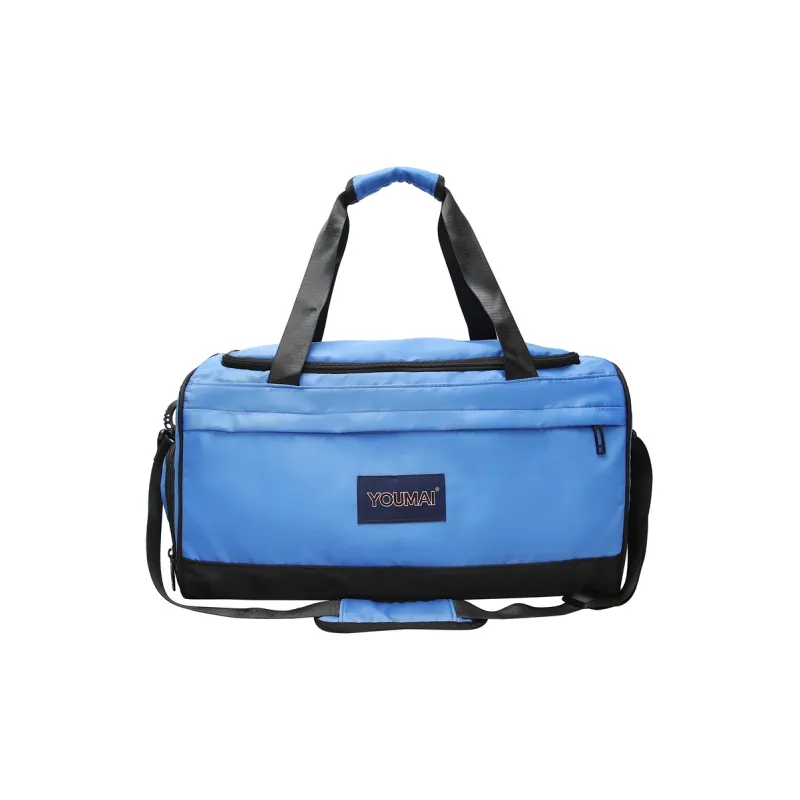 Deli Bear Nylon Gym Bag Unisex Black/Pink/Red/Khaki/Blue/Army Green/Gray-18