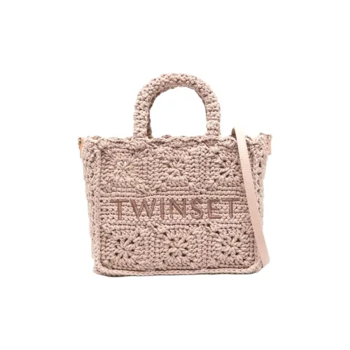 TWINSET MILANO Polyester Tote Bag Shopping Bag Shoulder Bag Crossbody Bag Handbag Women's Paris Pink