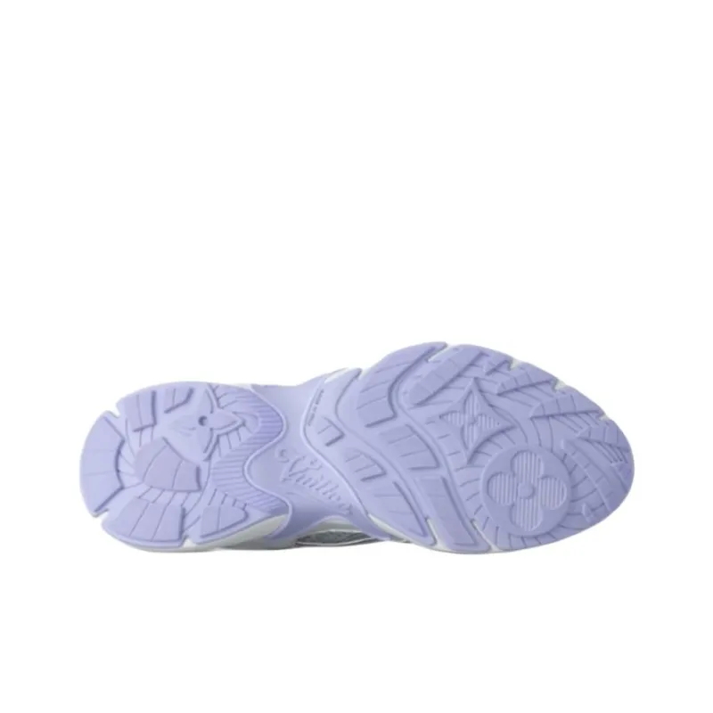 LOUIS VUITTON Olympia Low Top Casual Shoes Women's Purple-4