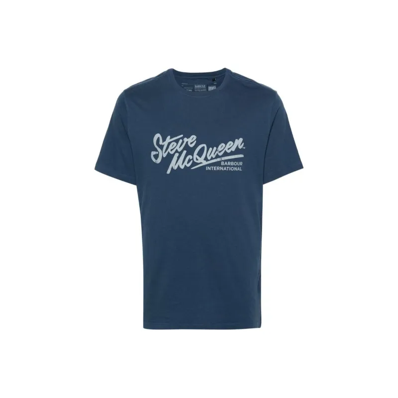 BARBOUR X Steve McQueen Logo-print T-shirt-0