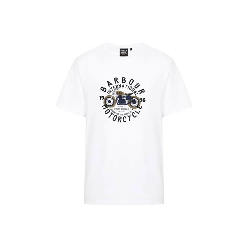 BARBOUR Logo-print Cotton T-shirt-0