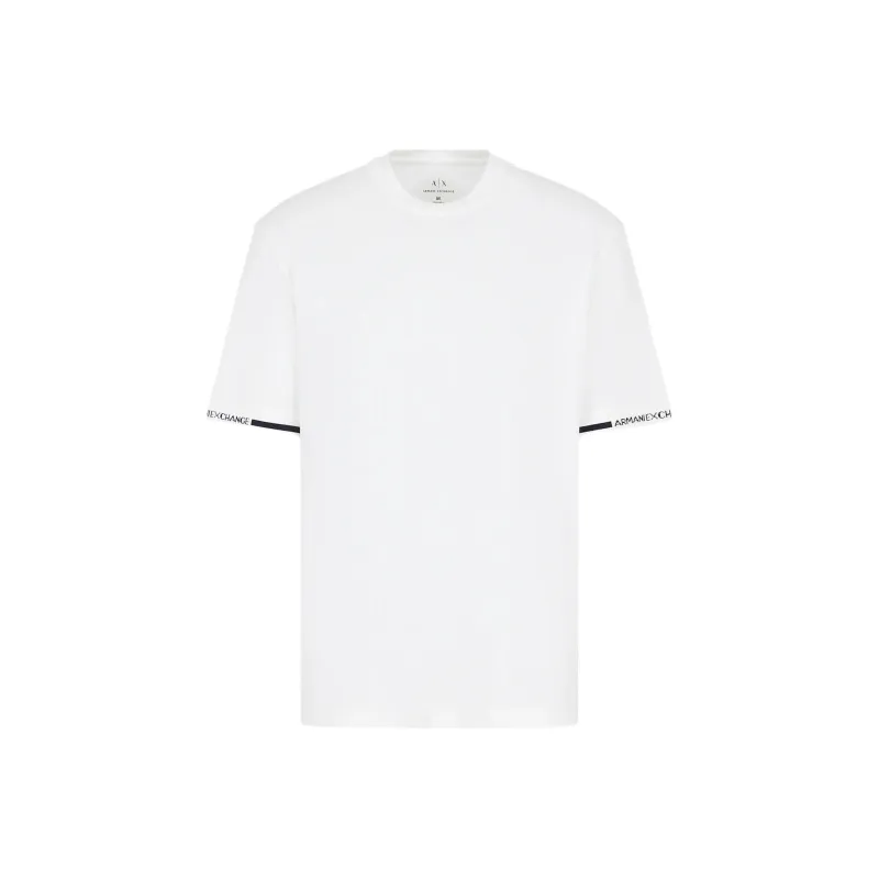 ARMANI EXCHANGE SS24 T Shirt Unisex White-0