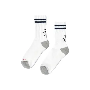 PENGUIN Mid Calf Socks Unisex 1 Pack White