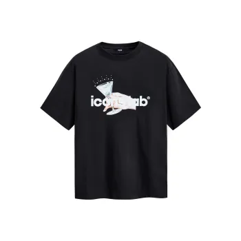 ICONS Lab T Shirts Unisex Black