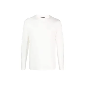 JIL SANDER Logo embroidered T shirt